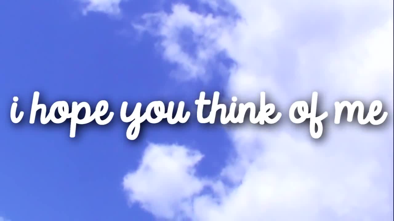 Owl City - I Hope You Think of Me