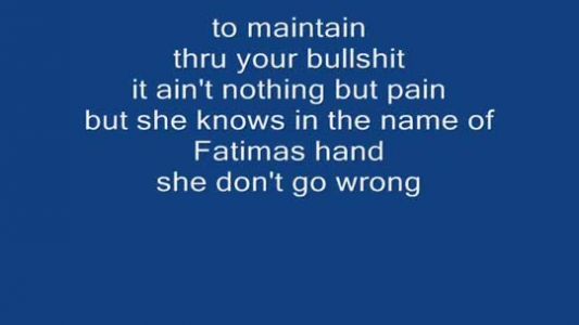 Outlandish - Fatima's Hand