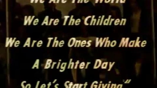 USA for Africa - We Are the World